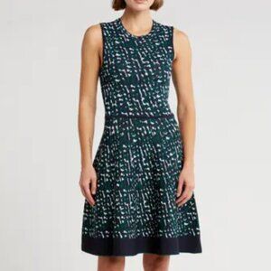 Eliza J Textured Fit & Flare Sleeveless Dress - SIZE LARGE